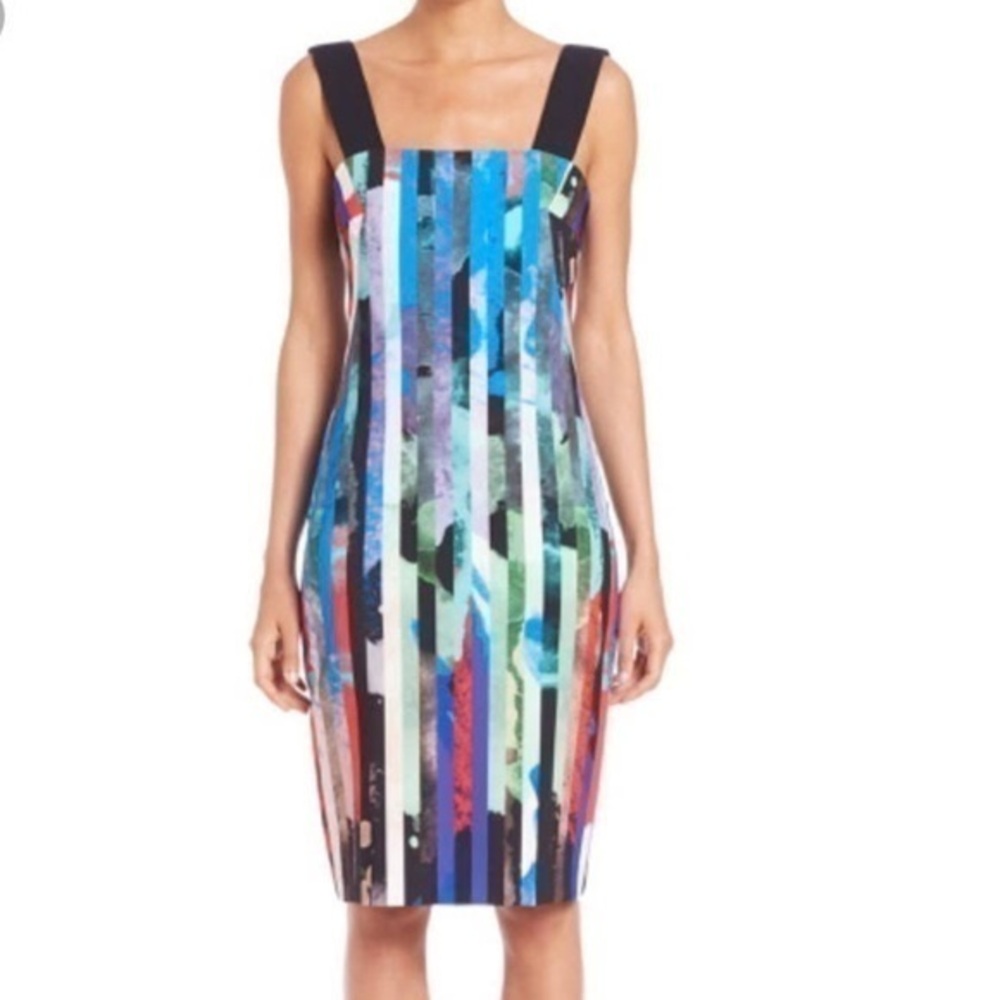 Milly Multicolor Sheath Dress - Size 4